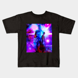 Time and space 10th Doctor and Rose Kids T-Shirt